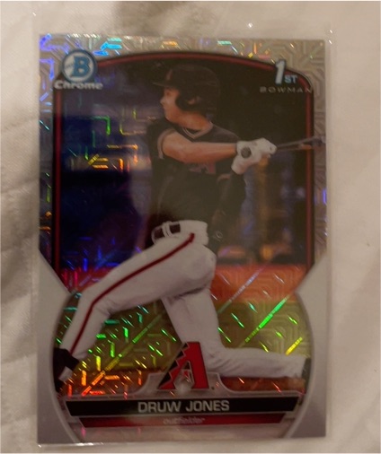 2023 Bowman Chrome #BCP-25 Druw Jones — front