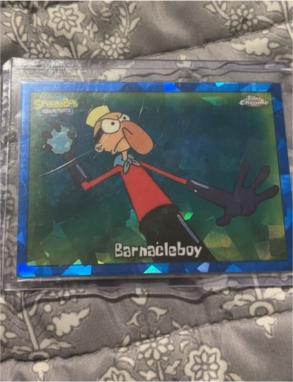 2025 Topps Chrome SpongeBob #7 Barnacleboy — front