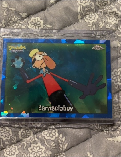 2025 Topps Chrome SpongeBob #7 Barnacleboy — front