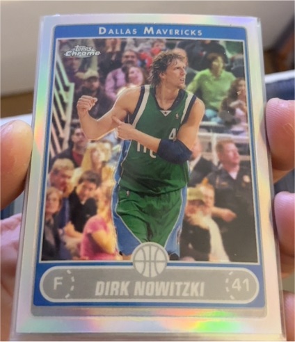 2006 Topps Chrome #41 Dirk Nowitzki — front