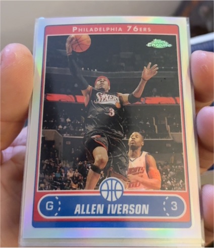 2006-07 Topps Chrome #108 Allen Iverson — front