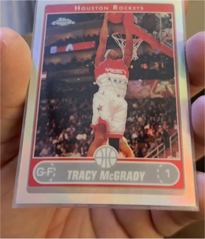 2006-07 Topps Chrome #34 Tracy McGrady Houston Rockets — front
