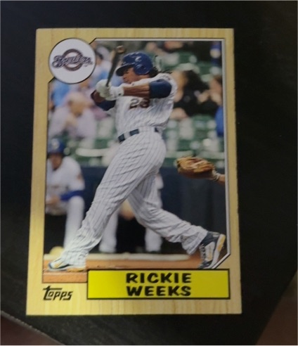 2012 Topps 1987 Topps Minis #TM-76 Rickie Weeks — front