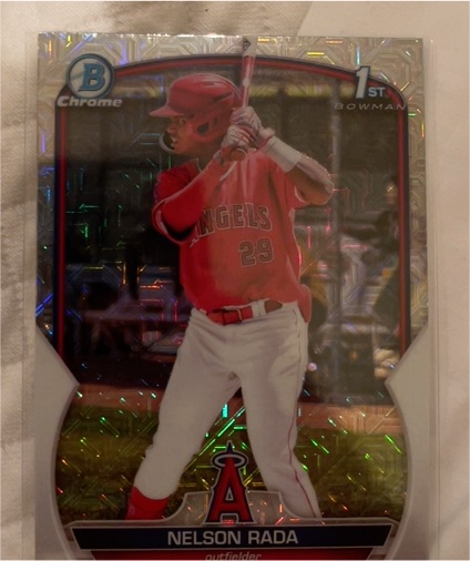 2023 Bowman Chrome #BCP-132 Nelson Rada — front