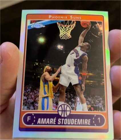 2006-07 Topps Chrome #121 Amaré Stoudemire — front
