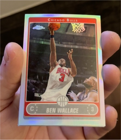 2006-07 Topps Chrome #111 Ben Wallace — front