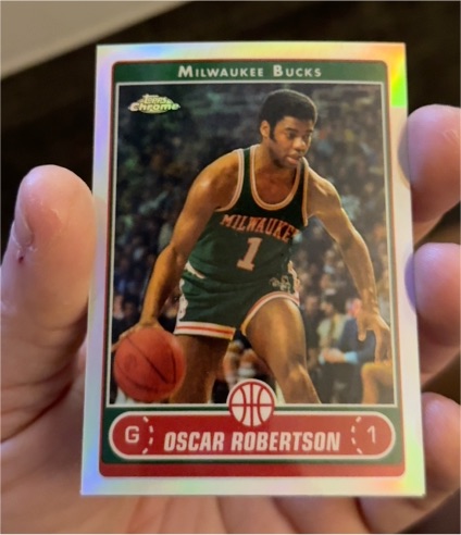 2006-07 Topps Chrome #156 Oscar Robertson — front