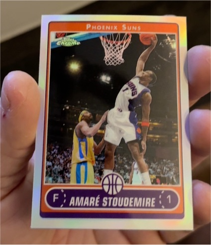 2006-07 Topps Chrome #121 Amaré Stoudemire — front