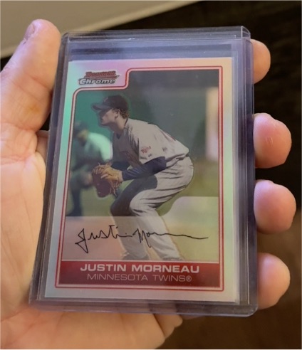 2006 Bowman Chrome #35 Justin Morneau — front