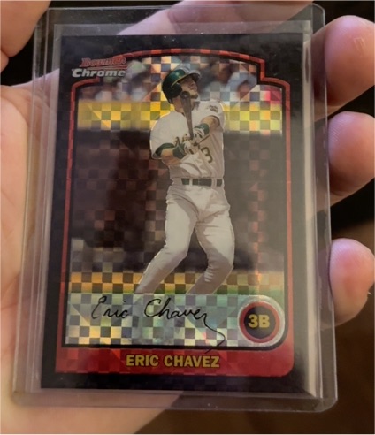 2006 Bowman Chrome #40 Eric Chavez — front