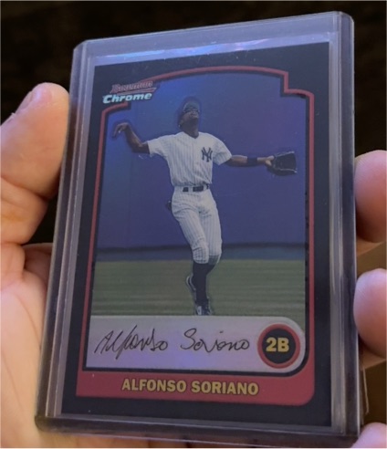 2003 Bowman Chrome #121 Alfonso Soriano — front