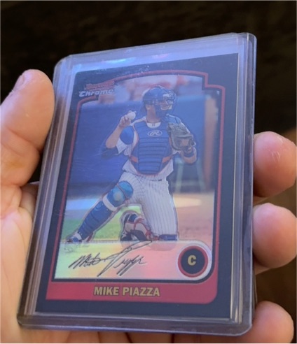 2003 Bowman Chrome #120 Mike Piazza — front