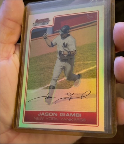 2004 Bowman Chrome #39 Jason Giambi — front