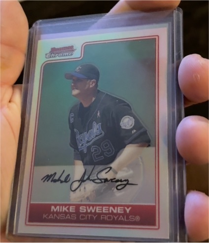 2006 Bowman Chrome #33 Mike Sweeney — front