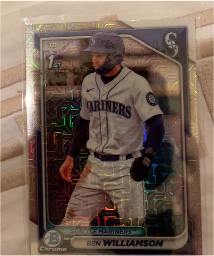 2024 Bowman Chrome #BCP-67 Ben Williamson — front