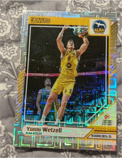 2024-25 Donruss Euroleague #112 Yanni Wetzell — front