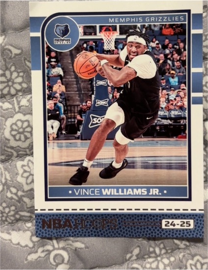 2024-25 Panini NBA Hoops #30 Vince Williams Jr. — front