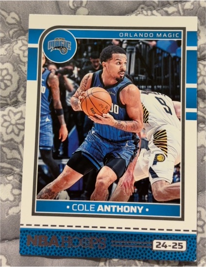 2024-25 Panini NBA Hoops #178 Cole Anthony — front