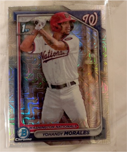 2024 Bowman Chrome #BCP-52 Yohandy Morales — front