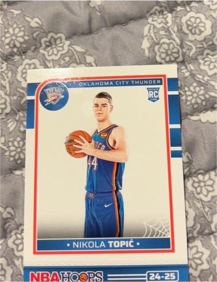 2024-25 Panini NBA Hoops #242 Nikola Topić — front