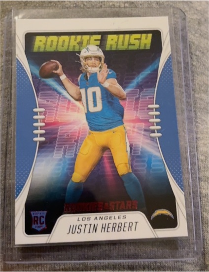 2020 Panini Rookies & Stars Rookie Rush #RR-3 Justin Herbert — front