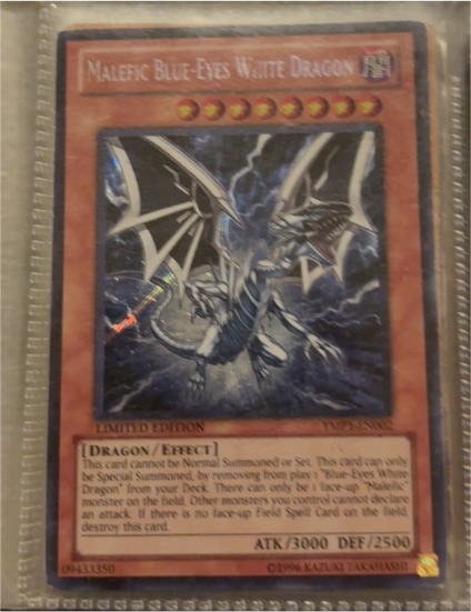 Malefic Blue-Eyes White Dragon YMP1-EN002 — front