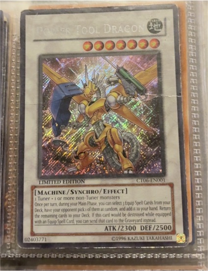2009 Yu-Gi-Oh! CT06-EN001 Power Tool Dragon — front