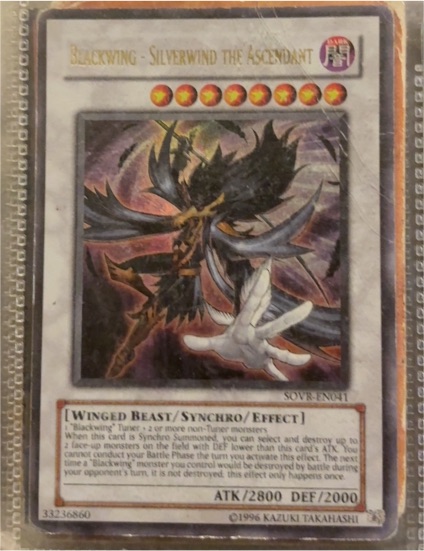 Yu-Gi-Oh! Blackwing - Silverwind the Ascendant SOVR-EN041 — front