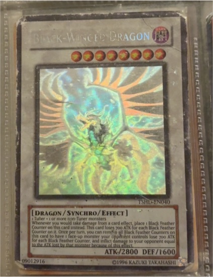 Yu-Gi-Oh! 1996 TSHD-EN040 Black-Winged Dragon — front