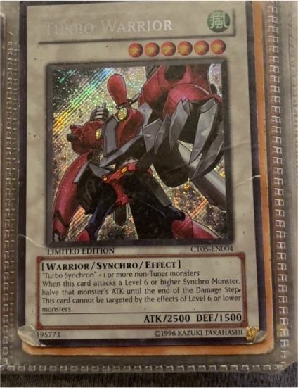 2008 Yu-Gi-Oh! #CT05-EN004 Turbo Warrior — front