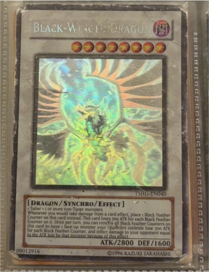 Yu-Gi-Oh! Black-Winged Dragon TSHD-EN040 — front
