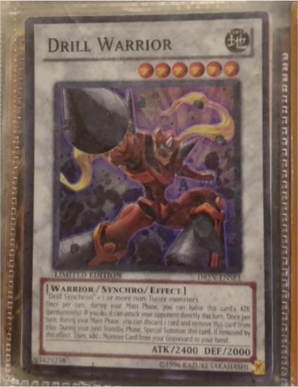 2010 Yu-Gi-Oh! Duelist Revolution #DREV-ENSE1 Drill Warrior — front