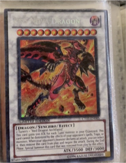 2010 Yu-Gi-Oh! CT07-EN005 Red Nova Dragon — front