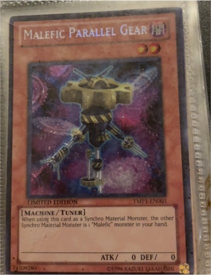 Yu-Gi-Oh! Malefic Parallel Gear YMP1-EN003 — front