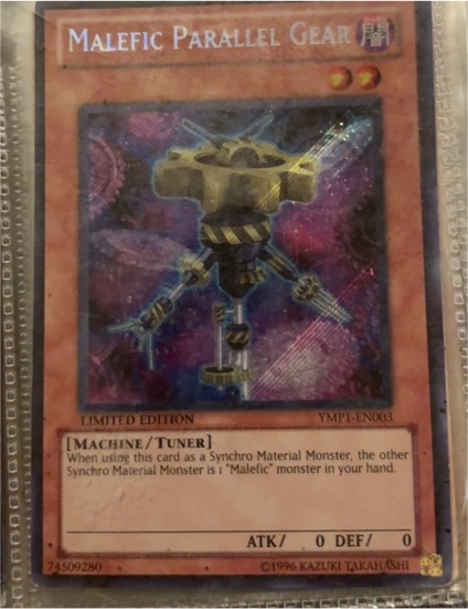 Yu-Gi-Oh! Malefic Parallel Gear YMP1-EN003 — front
