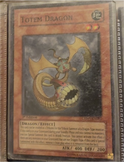2019 Yu-Gi-Oh! Crimson Crisis #CRMS-EN085 Totem Dragon — front