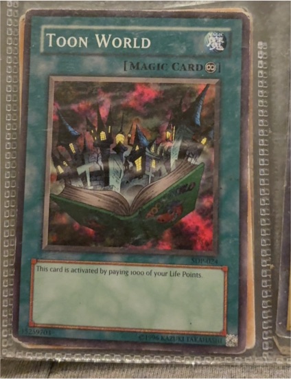 1996 Yu-Gi-Oh! SDP-024 Toon World — front