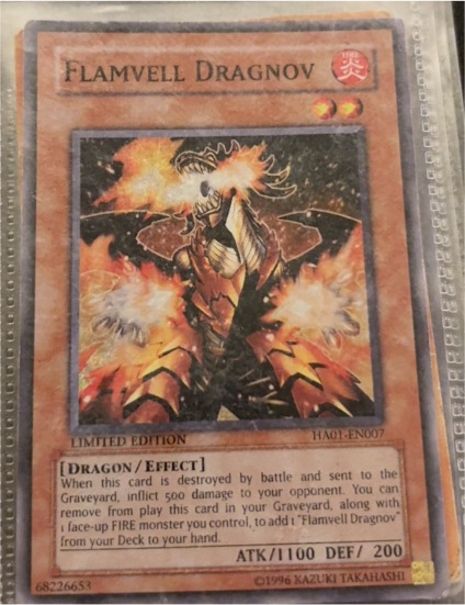 2009 Yu-Gi-Oh! #HA01-EN007 Flamvell Dragnov — front