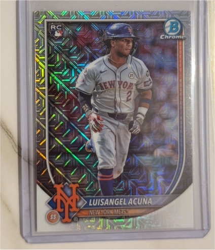2025 Bowman Chrome #83 Luisangel Acuna — front