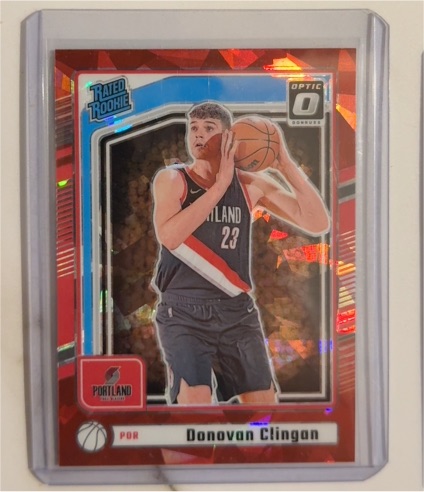 2024-25 Donruss Optic #272 Donovan Clingan — front