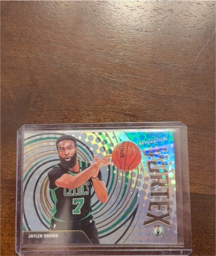 2020-21 Panini Revolution #34 Jaylen Brown Vortex — front