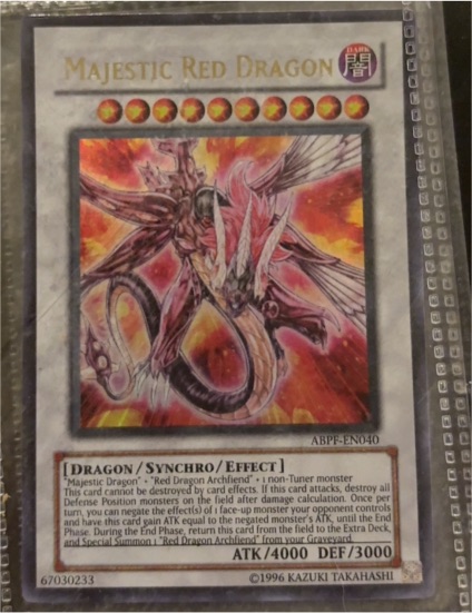 2010 Yu-Gi-Oh! Majestic Red Dragon ABPF-EN040 — front