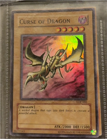 Yu-Gi-Oh! LOB-066 Curse of Dragon — front