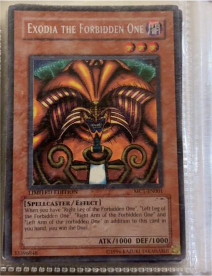 Yu-Gi-Oh! MC1-EN001 Exodia the Forbidden One — front