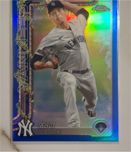2025 Topps Holiday Chrome #HC119 Max Fried — front