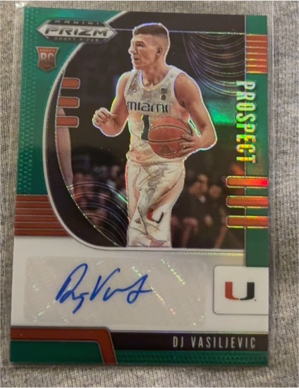 2020 Panini Prizm Draft Picks #PA-DJ DJ Vasiljevic — front