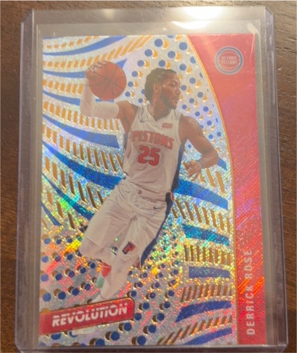 2020-21 Panini Revolution #59 Derrick Rose Detroit Pistons — front