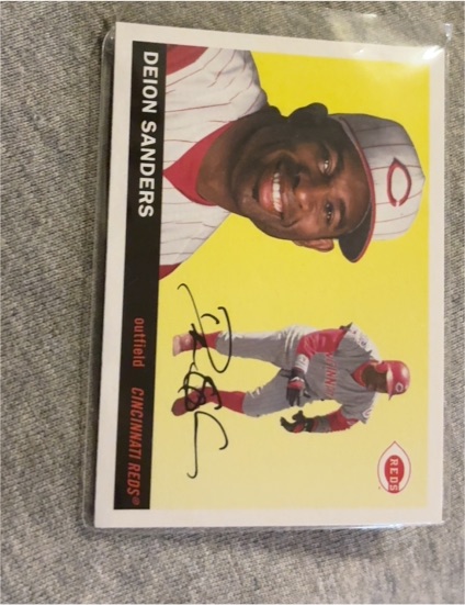 2020 Topps Archives #41 Deion Sanders Cincinnati Reds — front
