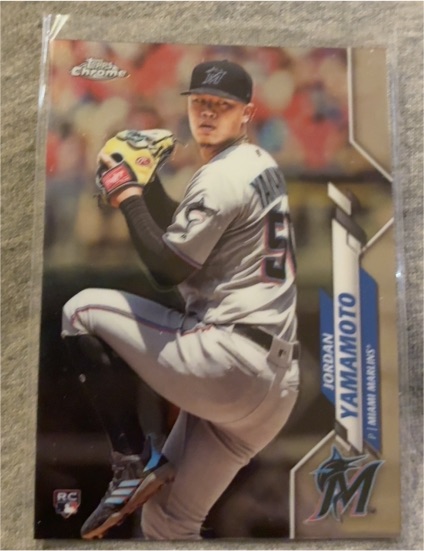 2020 Topps Chrome #82 Jordan Yamamoto — front