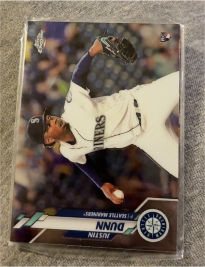 2020 Topps Chrome #136 Justin Dunn — front